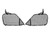 Toyota 4Runner Rear Window Molle Panels - DV8 Offroad MPT3-01