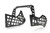 Lexus GX 470 Center Console Molle Panels & Digital Device Bridge - DV8 Offroad CCGX-01