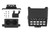 Ford Bronco Rear Seat Cup Holder and Molle Panels - DV8 Offroad MPBR-07