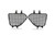 Lexus GX 460 Rear Window Molle Panels - DV8 Offroad MPGX-02