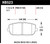 Hawk Blue 9012 Race Rear Brake Pads - HAWKHB523E.539
