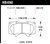 Hawk Performance Ceramic Street Front Brake Pads - HAWKHB490Z.665