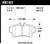 Hawk HPS 5.0 Rear Brake Pads - HAWKHB183B.585