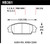 Hawk HP+ Street Front Brake Pads - HAWKHB361N.622