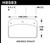 Hawk HPS Street Brake Pads - 12mm Pad Thickness - HAWKHB583F.480