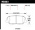 Hawk HP+ Autocross Front Brake Pads - HAWKHB661N.667