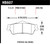 Hawk Performance Ceramic Street Rear Brake Pads - HAWKHB607Z.616