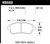 Hawk HPS Front Street Brake Pads - HAWKHB668F.567