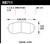 Hawk HP Plus Front Street Brake Pads - HAWKHB711N.661