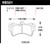 Hawk HPS 5.0 Front Brake Pads - HAWKHB501B.625