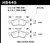 Hawk HP+ Street Rear Brake Pads - HAWKHB445N.610