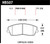 Hawk Performance Ceramic Street Brake Pads - HAWKHB507Z.711