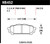 Hawk HPS 5.0 Rear Brake Pads - HAWKHB452B.545