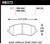 Hawk HPS Street Brake Pads - HAWKHB373F.689