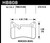 Hawk Rear HPS 5.0 Brake Pads - HAWKHB808B.570