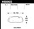 Hawk Performance Ceramic Street Front Brake Pads - HAWKHB865Z.620