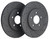 Hawk Talon Drilled And Slotted Front Brake Rotor Set - HAWKHTC5399