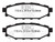 EBC Yellowstuff Brake Pad Sets - DP41584R
