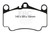 EBC Bluestuff Brake Pad Sets - DP51515NDX