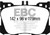 EBC Yellowstuff Brake Pad Sets - DP43070R
