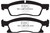 EBC Yellowstuff Brake Pad Sets - DP42136R