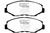 EBC Yellowstuff Brake Pad Sets - DP41655R
