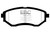 EBC Redstuff Brake Pad Sets - DP31583C