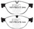 EBC Yellowstuff Brake Pad Sets - DP42191R