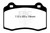 EBC Yellowstuff Brake Pad Sets - DP41140R