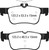 EBC Ultimax2 Brake Pad Sets - UD1833