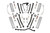 2007-2010 Jeep Wrangler JK Unlimited 2WD/4WD 4" Lift Kit - Rough Country 67470