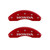 MGP Front set 2 Caliper Covers Engraved Front Honda Red - 20209FHONRD