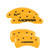 MGP 4 Caliper Covers Engraved Front & Rear MOPAR Yellow - 42013SMOPYL