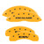 MGP 4 Caliper Covers Engraved Fr Escalade Rear ESV Yellow - 35014SESVYL
