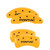 MGP 4 Caliper Covers Engraved Front & Rear Pontiac Yellow - 18025SPOPYL