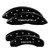 MGP 4 Caliper Covers Engraved Front & Rear Denali Black - 34011SDNLBK
