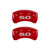 MGP Rear set 2 Caliper Covers Engraved Rear 50 Red - 10010RM50RD
