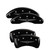 MGP 4 Caliper Covers Engraved Front & Rear Style 1/Chrysler Wing Black - 32011SCW1BK