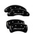 MGP 4 Caliper Covers Engraved Front Accord Rear Accord Black - 20224SACCBK