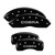 MGP 4 Caliper Covers Engraved Front & Rear Cobra Black - 10017SCOBBK
