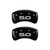 MGP Rear set 2 Caliper Covers Engraved Rear 2015/50 Black - 10203RM52BK