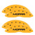 MGP 4 Caliper Covers Engraved Front & Rear Mopar Yellow - 12203SMOPYL