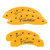 MGP 4 Caliper Covers Engraved Front & Rear Cursive/Cadillac Yellow - 35004SCADYL