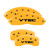MGP 4 Caliper Covers Engraved Front & Rear Vtech Yellow - 39015SVTCYL