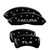 MGP 4 Caliper Covers Engraved Front Acura Engraved Rear TLX Black - 39018STLXBK