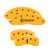 MGP 4 Caliper Covers Engraved Front Lincoln Engraved Rear Star logo Yellow - 36018SLC1YL