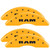 MGP 19-25 Ram 3500 4 Caliper Covers Engraved Front & Rear - Yellow w/ RAM- 55007SRAMYL