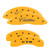 MGP 4 Caliper Covers Engraved Front Cursive/Cadillac Engraved Rear CTS Yellow - 35011SCTSYL