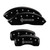 MGP 4 Caliper Covers Engraved Front & Rear Lincoln Black - 36018SLCNBK