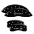 MGP 4 Caliper Covers Engraved Front Lincoln Rear MKZ Black - 36022SLCZBK